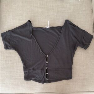 Urban outfitters short sleeve lounge top